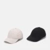 Even&Odd 2 PACK - Cap - Black/beige -Even&Odd b5e1b64fea85493ebd0cb9339ff5936e