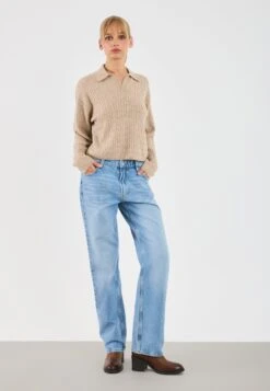 Even&Odd Jumper - Sand Melange -Even&Odd b7181339889a48ff9b69af0823e0c2a5