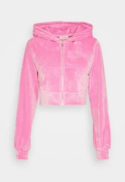 Even&Odd Zip-Up Sweatshirt - Pink -Even&Odd b72816ead3ba46f792183b4af2a6d15e