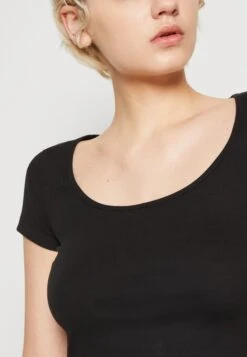 Even&Odd 2 Pack - Basic T-Shirt - Black/Grey -Even&Odd b817d4916119444a89f98c9d41ea25c8