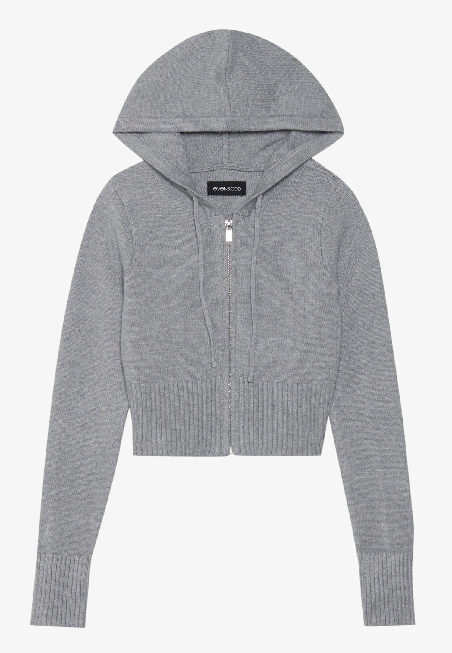 Even&Odd Cardigan - Mottled Grey 6 Even&Odd Cardigan - Mottled Grey - Image 4