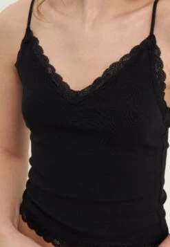 Even&Odd 2 PACK - Top - Black/beige -Even&Odd bb5894185d39457786259415af56d7b2