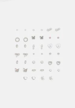 Even&Odd 20 PACK - Earrings - Silver-coloured