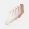 Even&Odd 5 PACK - Socks - Lilac/white/beige -Even&Odd bcff52e4359d40a58b2a8835ad0e7369