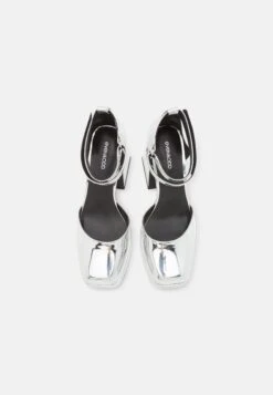 Even&Odd Platform Heels - Silver-Coloured -Even&Odd bd395432cc8b477783d12c106a9c4037