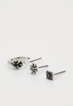 Even&Odd 9 PACK - Earrings - Silver-coloured -Even&Odd bec5481efb9a42acae18e0d3cf33ed7a
