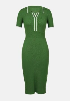 Even&Odd KNIT DRESS - Jumper Dress - Green -Even&Odd bf49c21b8cd84328868084ea8adc37d9