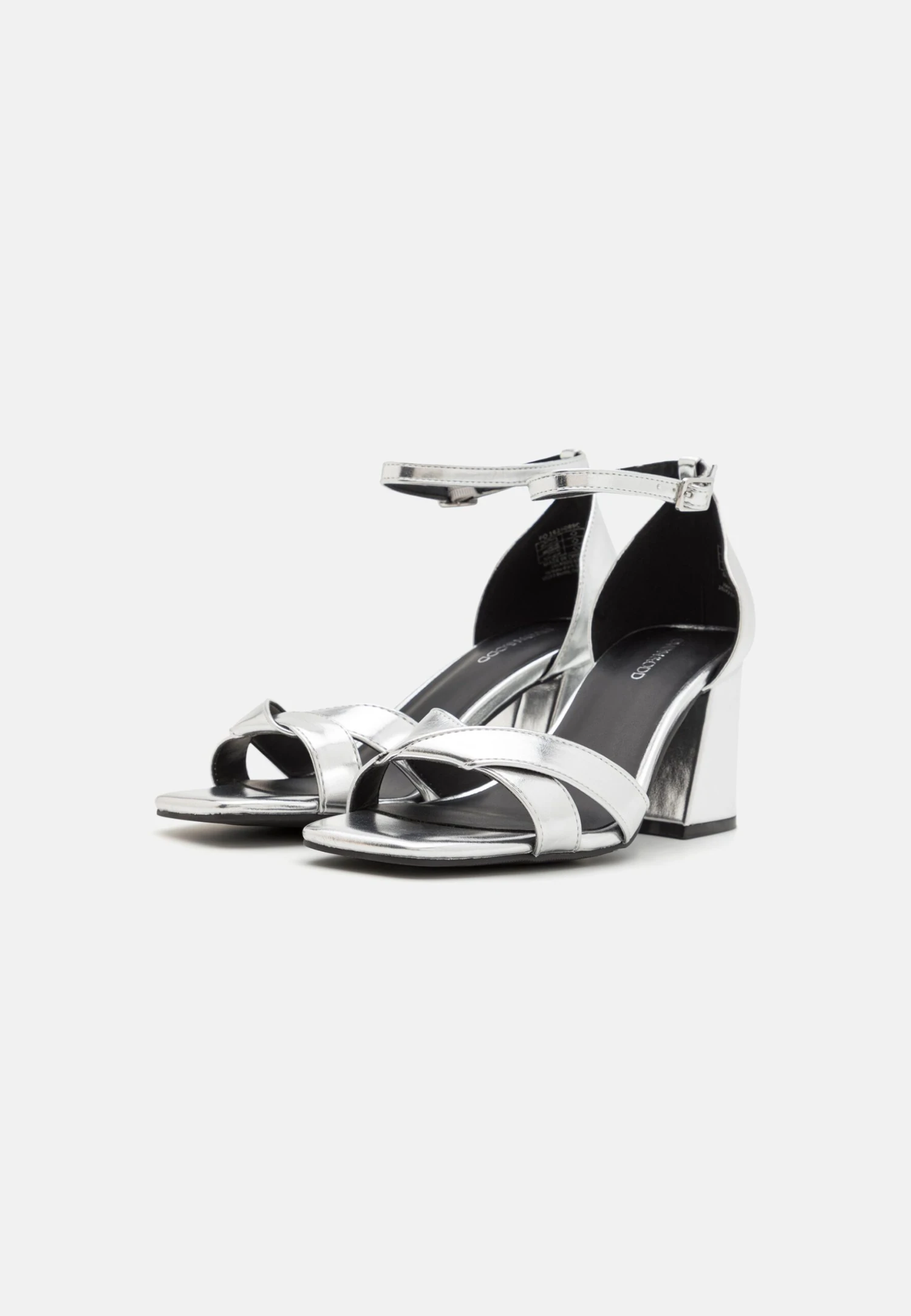 High Heeled Sandals - Silver 4 High Heeled Sandals - Silver - Image 2