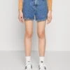 Even&Odd Denim Shorts - Blue Denim -Even&Odd c174b6fa5e3c4a4fa2decb2c2abadede