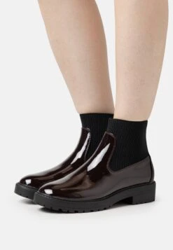 Even&Odd Classic Ankle Boots - Dark Brown