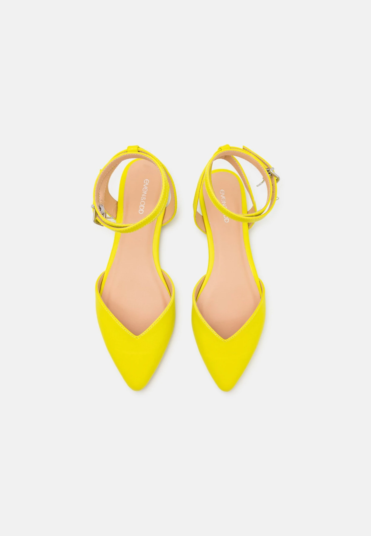 Even&Odd Slingback Ballet Pumps - Yellow 8 Even&Odd Slingback Ballet Pumps - Yellow - Image 6