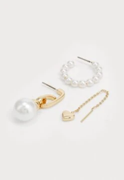 Even&Odd 5 PACK - Earrings - Gold-coloured -Even&Odd cae698ee40ad4fb48d9aa948ce3f2567