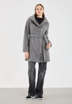 Even&Odd Short Coat - Grey Melange -Even&Odd cdc53faf032546a089b8c205ccc900d0