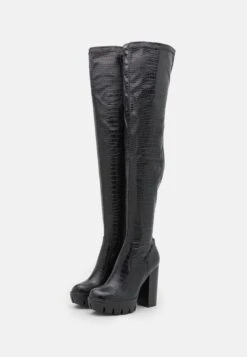 Even&Odd Over-The-Knee Boots - Black -Even&Odd cf4068de29fe450d948e54a05d827da1