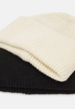 Even&Odd 2 PACK - Beanie - Off-white/black -Even&Odd cf9b9a413f2440959de75266bacc9430