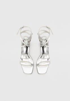 Even&Odd MURCIA - High Heeled Sandals - Silver -Even&Odd d060342856e242489ca1ae42c5efc78e