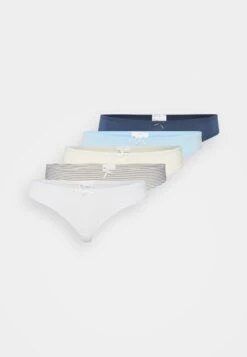 Even&Odd 5 PACK - Briefs - Grey/beige Stripe Solid Mix -Even&Odd d0f1c057c2ec49298da4377623722545