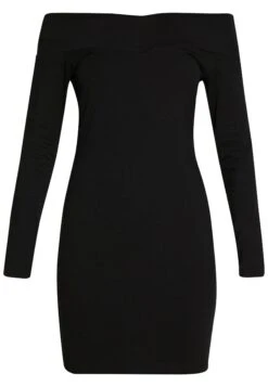 Even&Odd Basic - Off-Shoulder Mini Long Sleeves Dress - Shift Dress - Black 12 Even&Odd Basic - Off-Shoulder Mini Long Sleeves Dress - Shift Dress - Black -Even&Odd d27d7ed4551944c9befacf1eb5758665