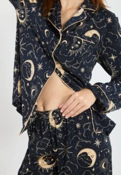 Even&Odd SET - Pyjamas - Black -Even&Odd d65fbf998f494bf38da7c87be343901f