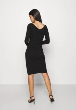 Even&Odd V Ausschnitt Ripp Mini Strickkleid - Jumper Dress -Even&Odd d7862015ee3f47a9acd606643f06005b