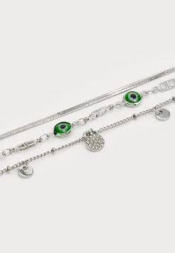 Even&Odd SET - Anklet - Silver-coloured -Even&Odd d7a2d4e827074c5aaab0bcdd24a32726