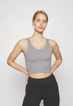 Medium Support Sports Bra - Grey -Even&Odd d8e1535bbc9244baa1cea8eb148834de