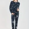 Even&Odd SET - Pyjama Set - Navy -Even&Odd d9a7d56045444ee38b63336e5f450b97