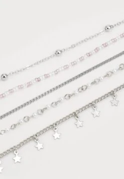 Even&Odd 5 PACK - Bracelet - Silver-coloured -Even&Odd e0c5dc9019a04c91a99d711084f08259