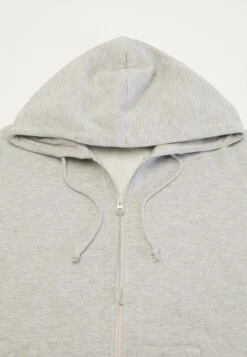 Even&Odd Zip-Up Sweatshirt - Mottled Grey -Even&Odd e3a47891c8e445eea6dea58fc20ffdb5