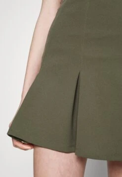 Even&Odd Mini Skirt -Khaki -Even&Odd e5aff10a66b5492386839183396ebfa8
