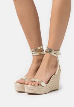 Even&Odd High Heeled Sandals - Gold
