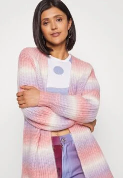 Even&Odd Cardigan - Lilac/Pink/White -Even&Odd e8c0e2a4a45e47ac8c8d3d5664cfb76b