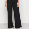 Even&Odd Belt Detail Wide Leg Pants - Trousers
