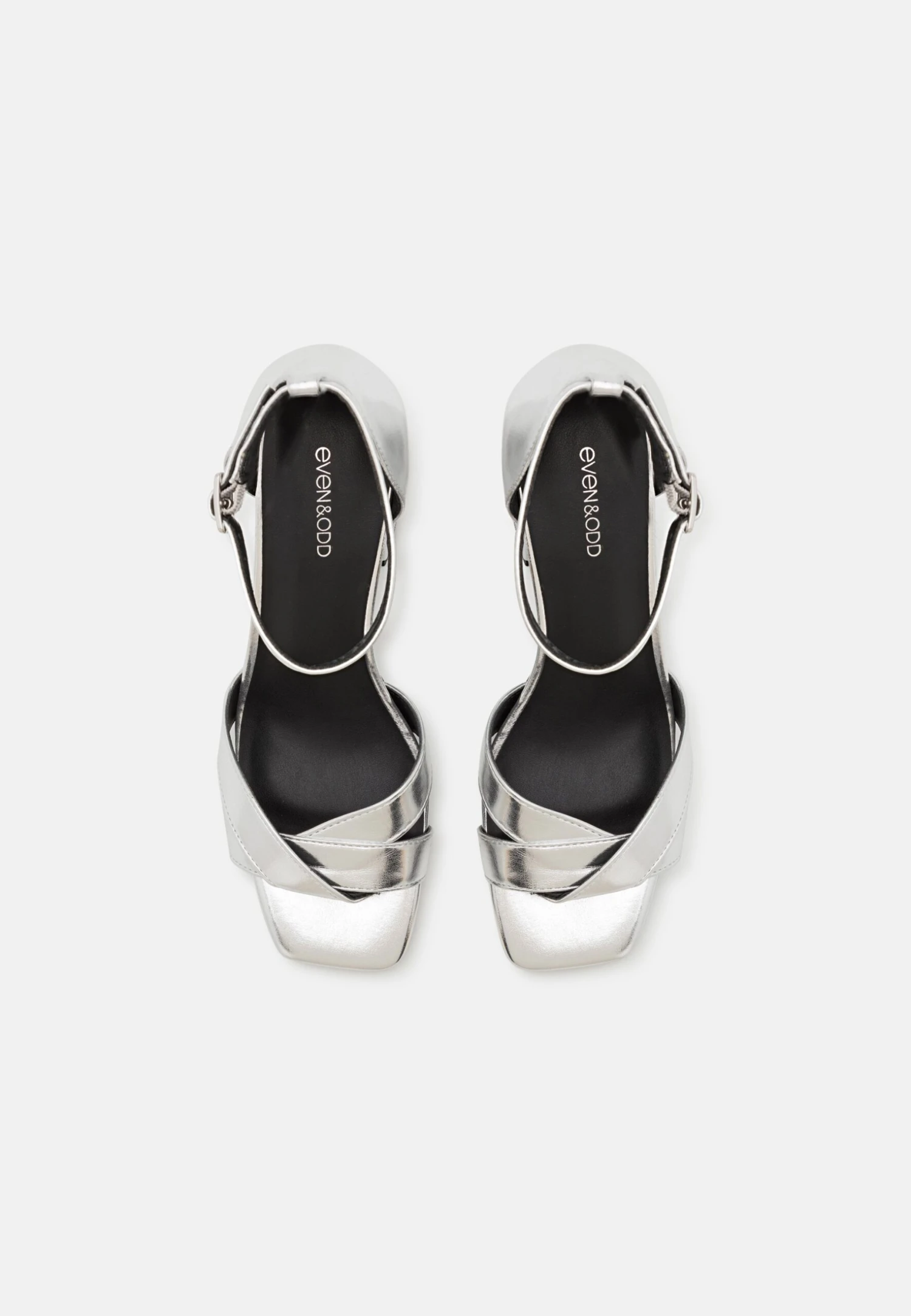 High Heeled Sandals - Silver 7 High Heeled Sandals - Silver - Image 5