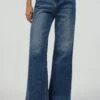 Flared Jeans - Mid Blue Wash -Even&Odd ea33e2e78d7240619fb3e7e92b0a089b