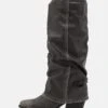Even&Odd Cowboy/Biker Boots - Dark Grey