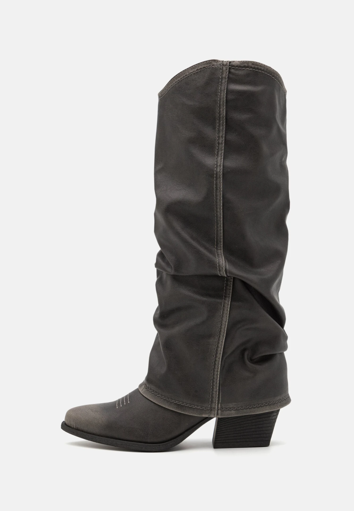Even&Odd Cowboy/Biker Boots - Dark Grey 3 Even&Odd Cowboy/Biker Boots - Dark Grey