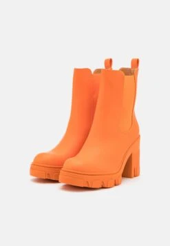 Even&Odd High Heeled Ankle Boots - Orange -Even&Odd eb7ddf808cff4abab7295170458461e9