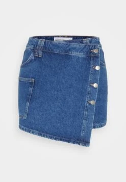 Even&Odd Mini Skirt - Blue Denim -Even&Odd ecf17db07c6c431995c40473168efe9f