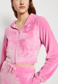 Even&Odd Zip-Up Sweatshirt - Pink -Even&Odd ede6f4b88da84cea9a3349736ecad9ac