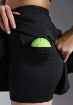 HIGH RISE TENNIS SKIRT - Sports Skirt - Black -Even&Odd f05b2deb9f1f41ccaa0ada4383b528a6