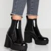 Even&Odd High Heeled Ankle Boots - Black