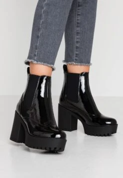 Even&Odd High Heeled Ankle Boots - Black