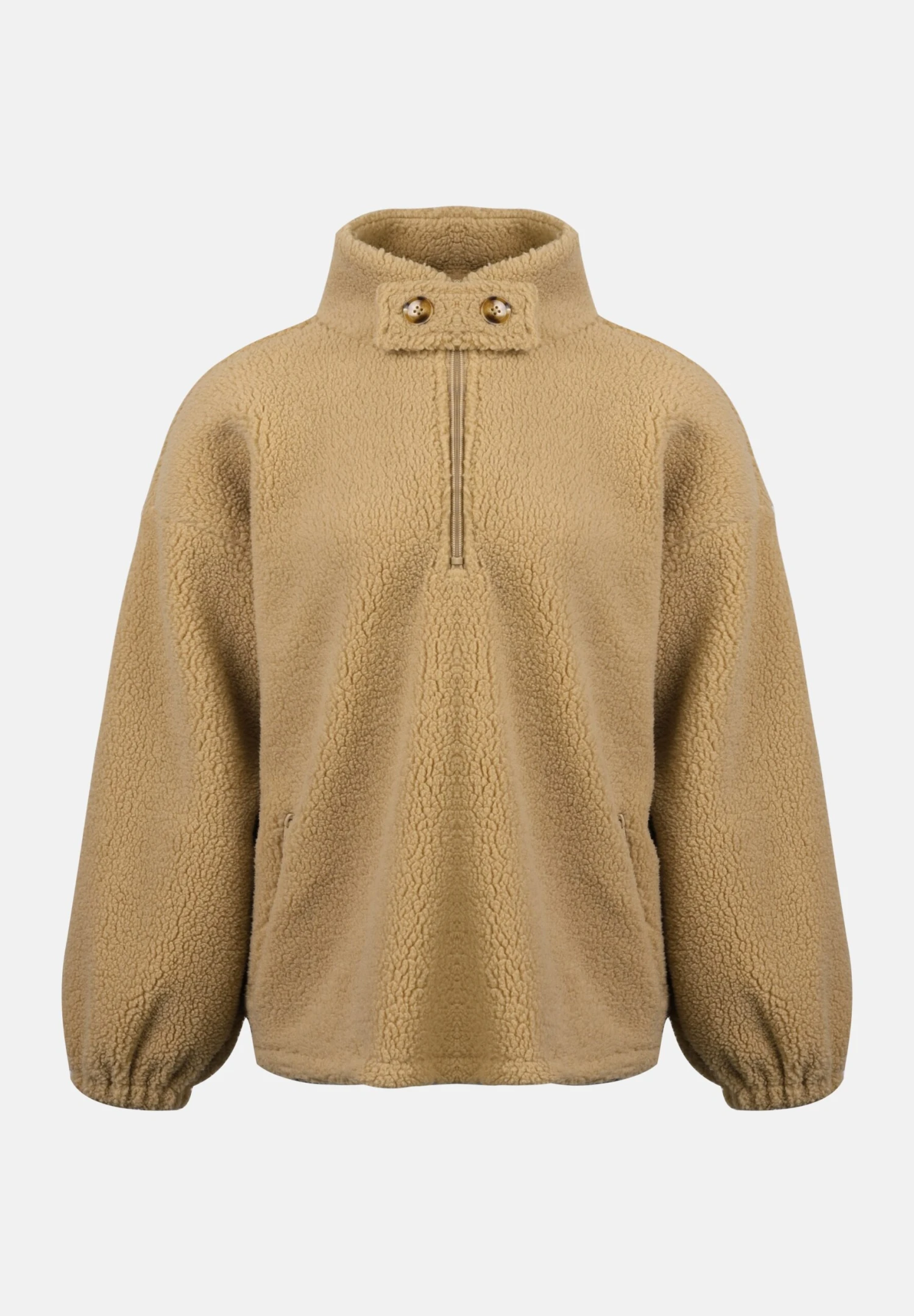 Even&Odd Fleece Jumper - Cream 9 Even&Odd Fleece Jumper - Cream - Image 7