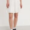 Even&Odd COTTON A LINE SKIRT - A-line Skirt - White