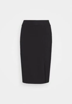 Even&Odd Basic - Midi Skirt With Slit - Pencil Skirt - Black -Even&Odd fe0a541acbea4c499c73f8c628cdb7bc