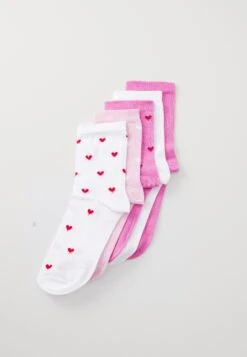 Even&Odd 5 PACK - Socks - Pink/white